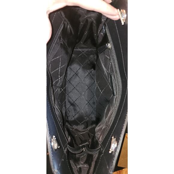 Michael Kors Jet Set Large Logo Shoulder Bag dark gray and blackmICHAEL - Picture 4 of 9